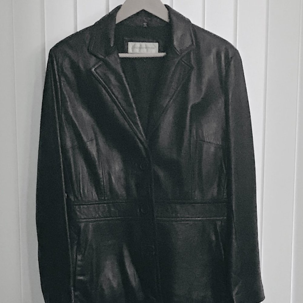 Jones New York Leather Jacket